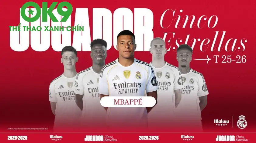 Mbappe là cầu thủ hay nhất tháng 9 của Real Madrid (Ảnh: Real Madrid) Mbappe là cầu thủ hay nhất tháng 9 của Real Madrid (Ảnh: Real Madrid)